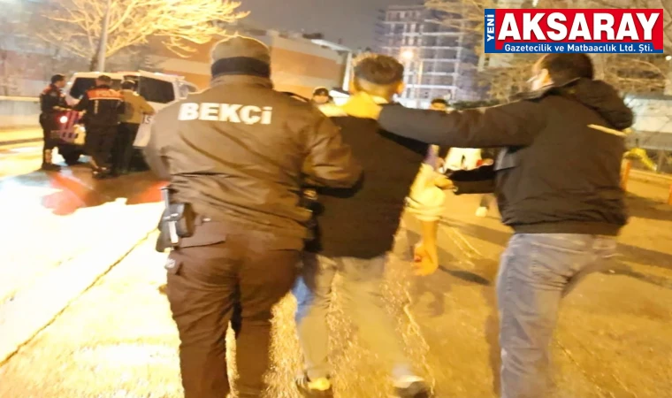 Kavga edenler kaçtı, polis yakaladı