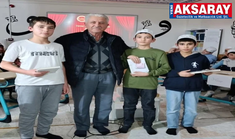 Kuran Kursunda yarışmanın birincileri ödüllendirildi