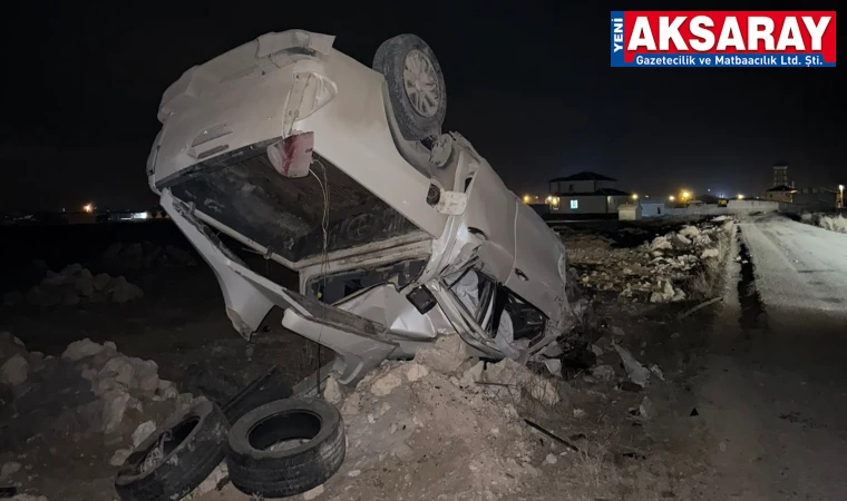 Otomobil takla attı 3 yaralı