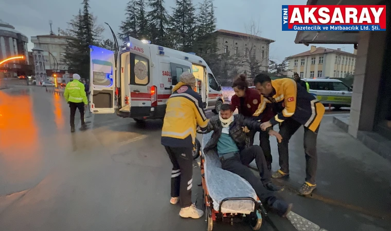 Otomobilin çarpıp kaçtığı bisiklet sürücüsü yaralandı