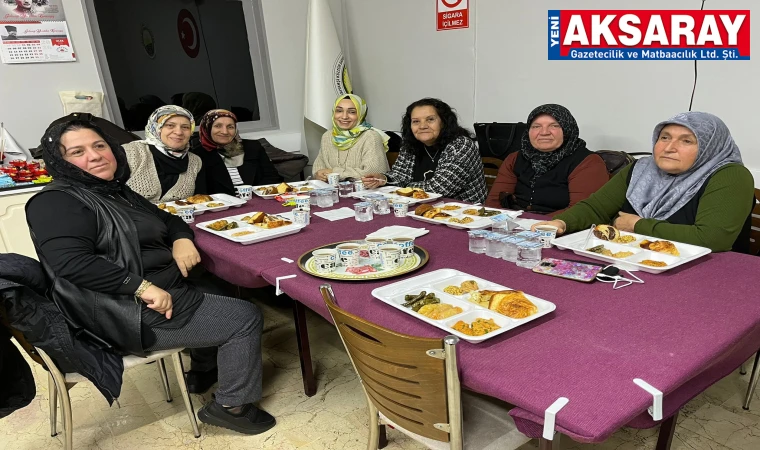 Sarıyahşili hanımlar gönül sofrasında buluştu