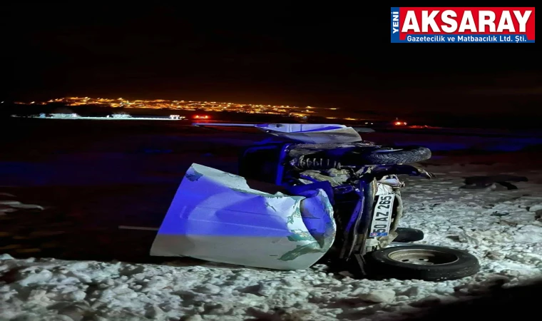 Tır ile otomobil çarpıştı