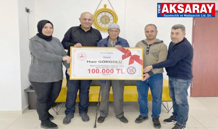 AĞAÇÖREN’DE VEFA SEFERBERLİĞİ Bir bağış, bir yuva