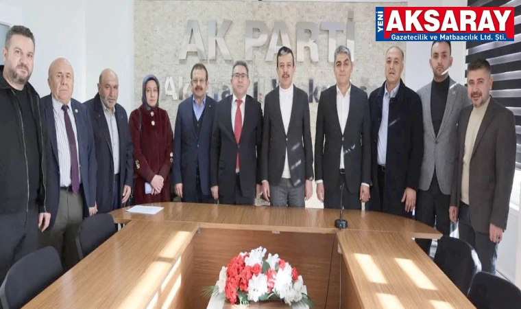 AK PARTİ’DE İL MECLİSİ ÜYELERİ İLE TOPLANTI  İlçe ve köy yatırımları masaya yatırıldı