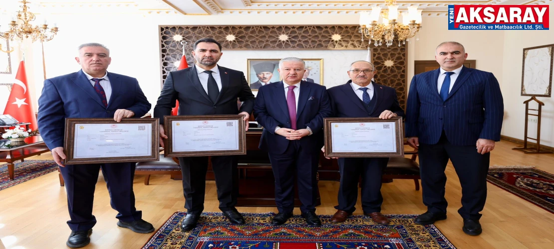 Aksaraylı Üretici Birliklerine "birinci derece" tescili