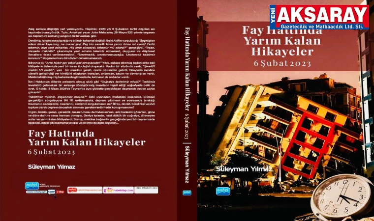 ASÜ ÖĞRETİM ÜYESİ YILMAZ Depremin kitabını yazdı