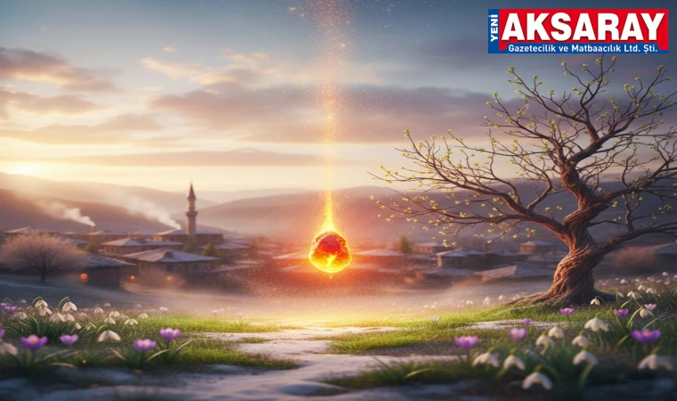 BAHARIN İLK ELÇİSİ GELDİ İlk cemre havaya düştü