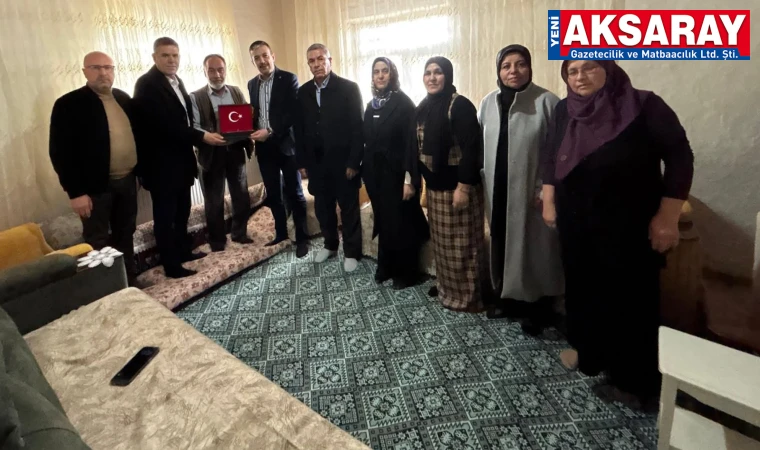 "EMANETLERİ BAŞIMIZIN TACIDIR" Sultanhanı’nda şehit ailesine vefa ziyareti