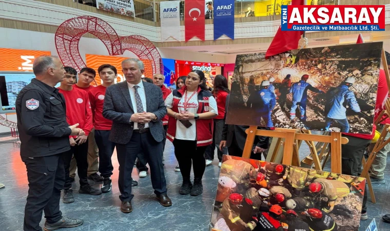 Felaketin boyutu AVM’de sergilendi