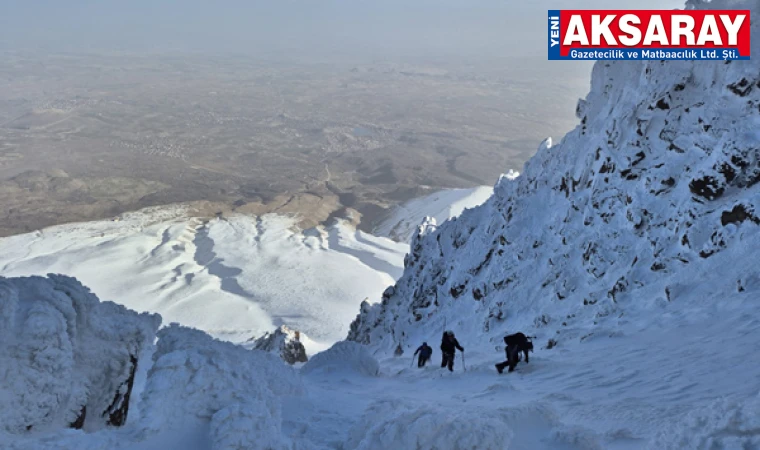Hasan Dağı’nda tırmanışta yeni rota belirlendi