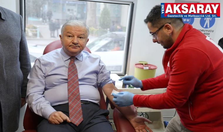 Kan bağışı kampanyasına Vali Duru’da katıldı