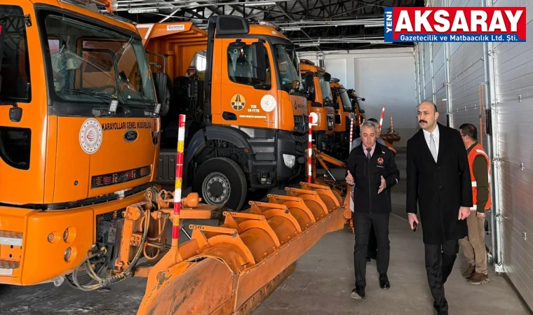 Karayolları ekipmanları hakkında bilgi aldı