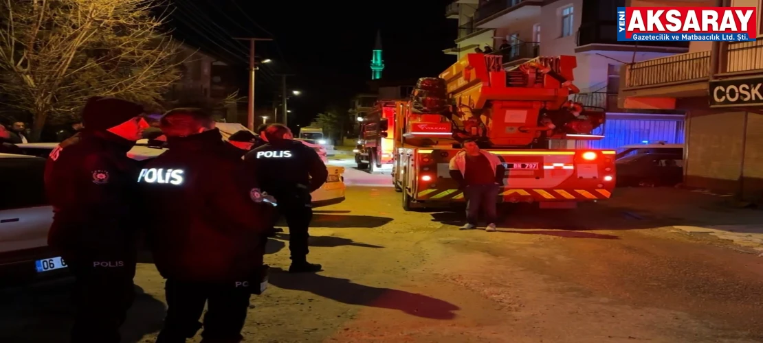 Kombiden çıkan yangın paniğe neden oldu