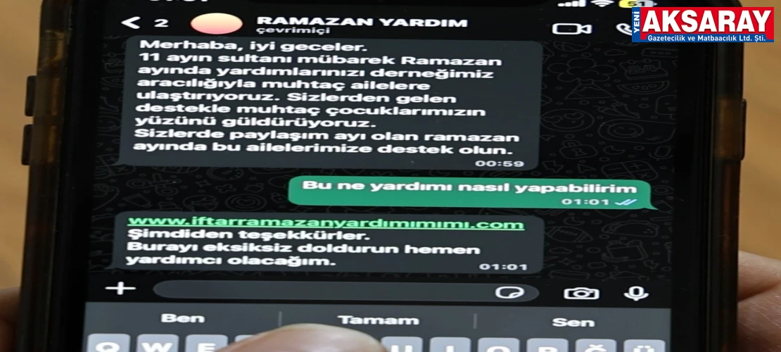 Mesajla gelen linke tıklarsanız banka hesaplarınız boşalıyor