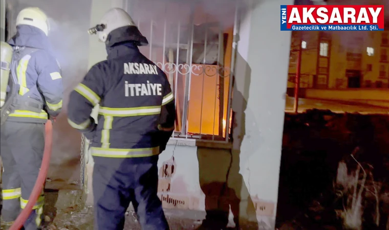 Müstakil evde yangın çıktı