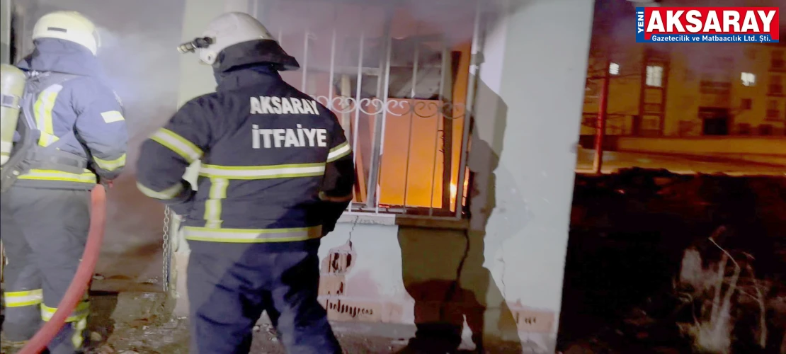 Müstakil evde yangın çıktı