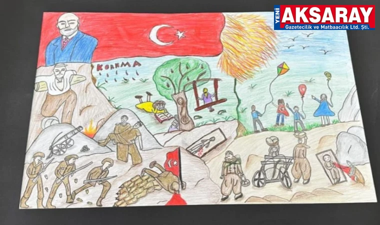 Resim Yarışmasının Türkiye ikincisi Aksaray’dan