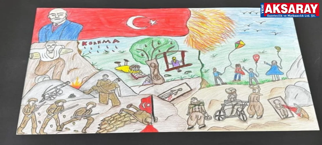 Resim Yarışmasının Türkiye ikincisi Aksaray’dan