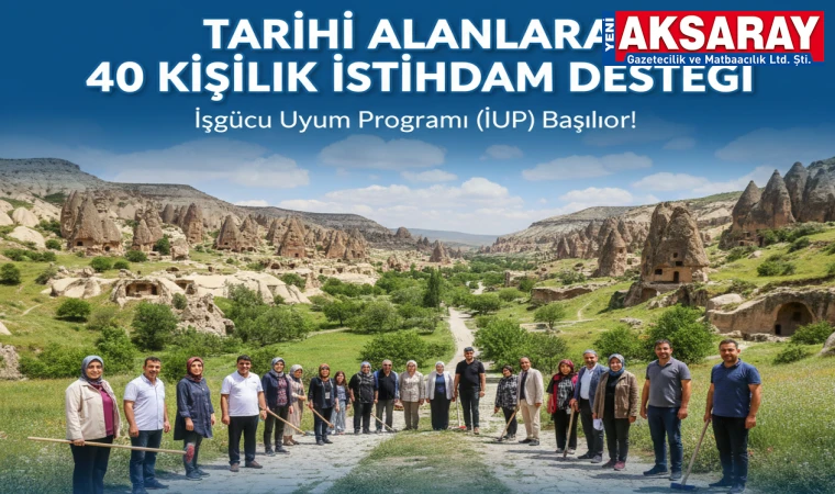 Tarihi ören yerlerde çalışacak 40 kişilik destek programı yapıldı