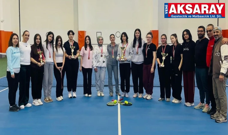 Tenis İl Birinciliği sona erdi