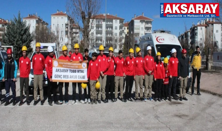 AYNI ANDA TAHLİYE EDİLDİLER Öğrencilerle tatbikat