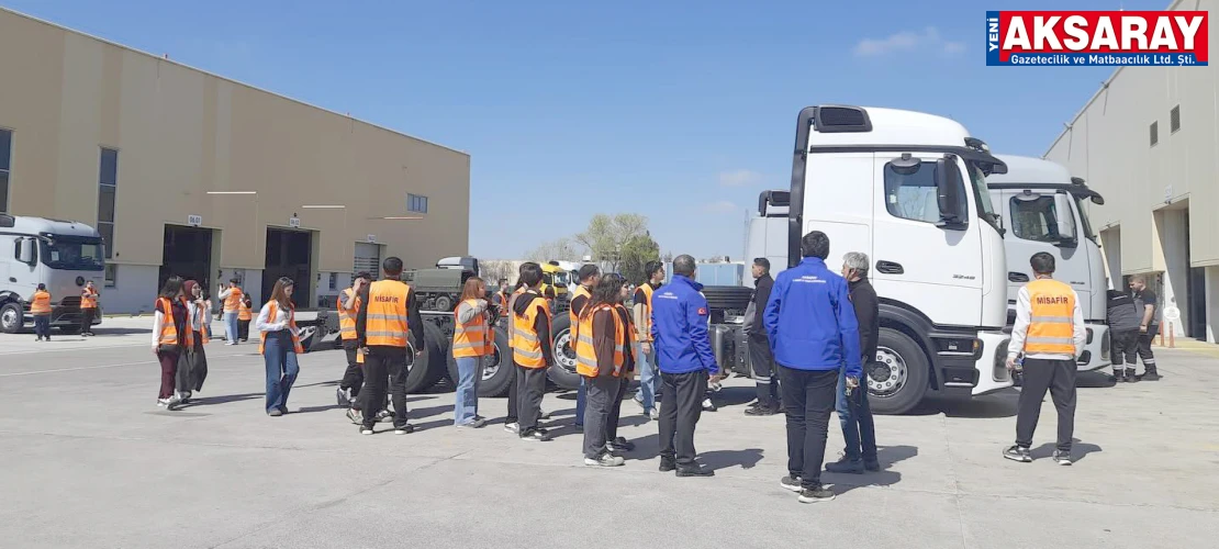 Genç mühendisler Mercedes fabrikasında