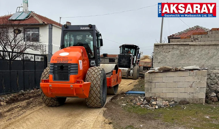 İL ÖZEL İDARESİ EKİPLERİ SAHADA Kırsal yollar yenileniyor