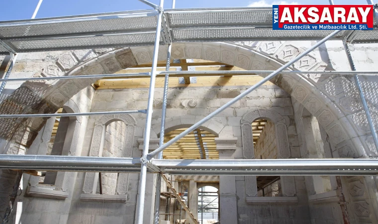 Kültür Konağı aslına uygun olarak yapılıyor