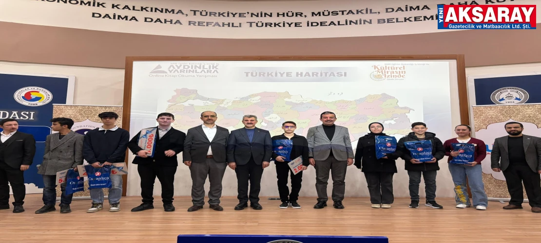 Okuma ödülleri dağıtıldı