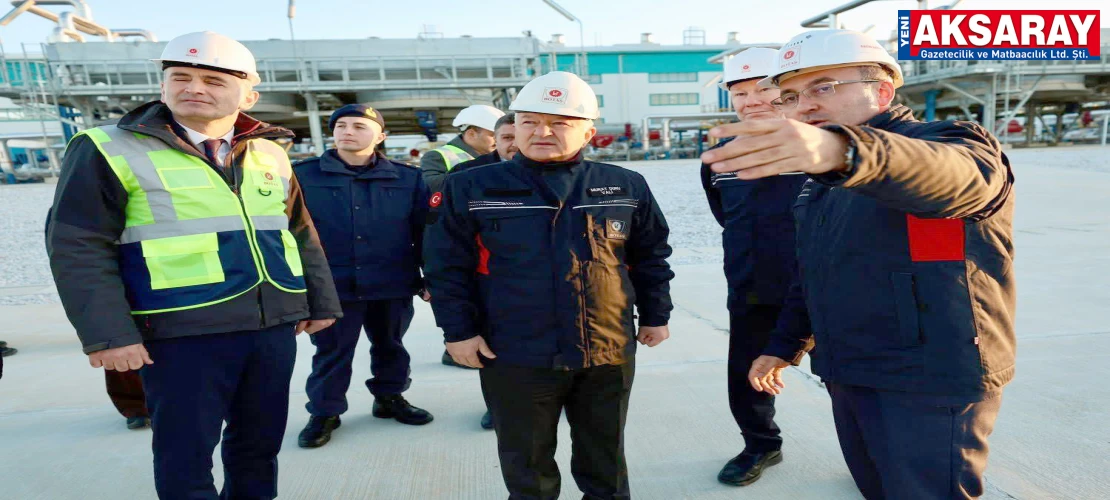 STRATEJİK TESİSE ÜST DÜZEY ZİYARET Botaş işçileri ile iftar yaptı