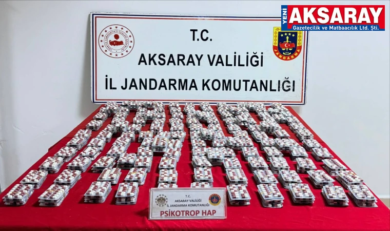 11 Bini aşkın uyuşturucu hap ele geçirildi