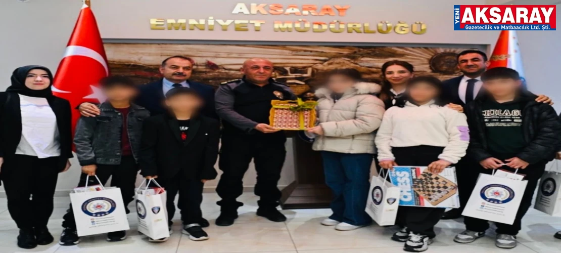 181. YILDA ANLAMLI BULUŞMA  Devletin çocukları emniyeti ziyaret etti