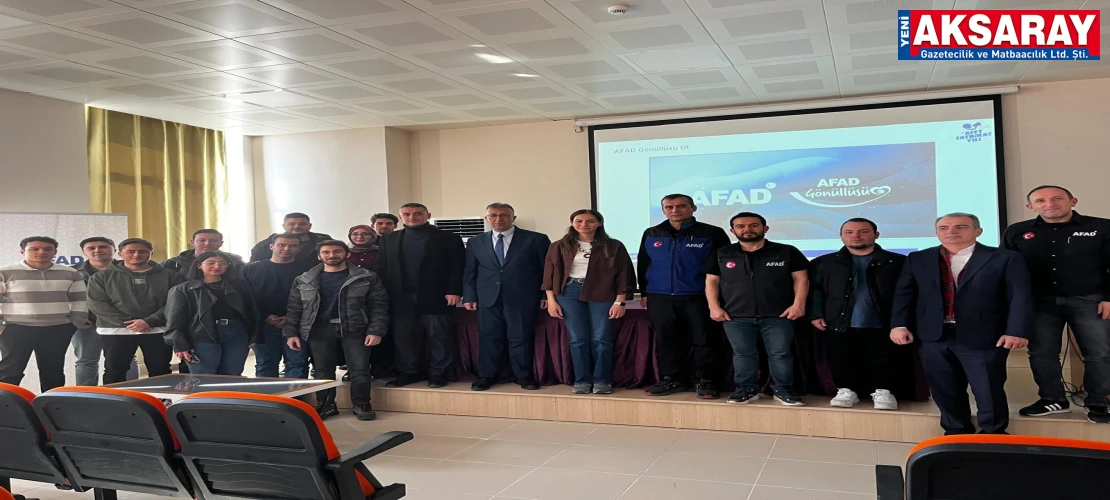 AFAD Farkındalık eğitimi düzenlendi