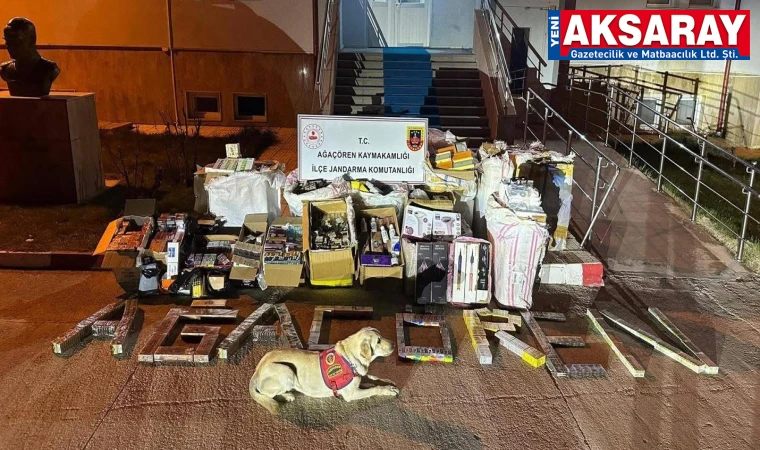 Ağaçören’de kaçakçılığa darbe