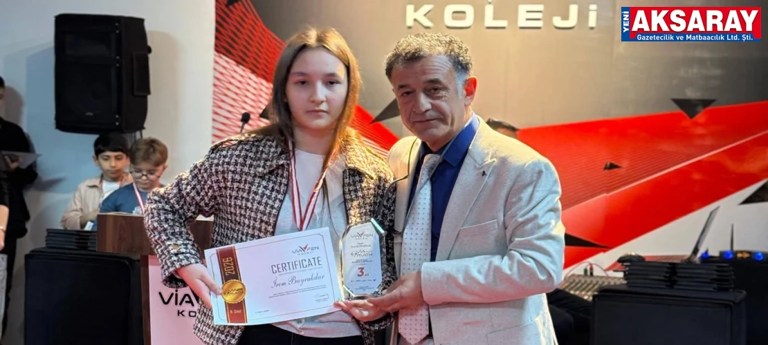Aksaray’ın matematik dehaları ödüllerine kavuştu