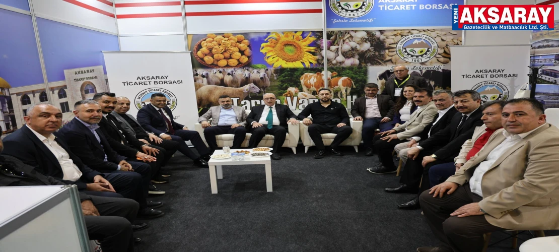 ATSO Heyeti Antalya’da Yörex Fuarı’nda