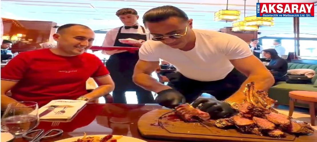 Dünya markası Nusret, Aksaray’da şov yaptı