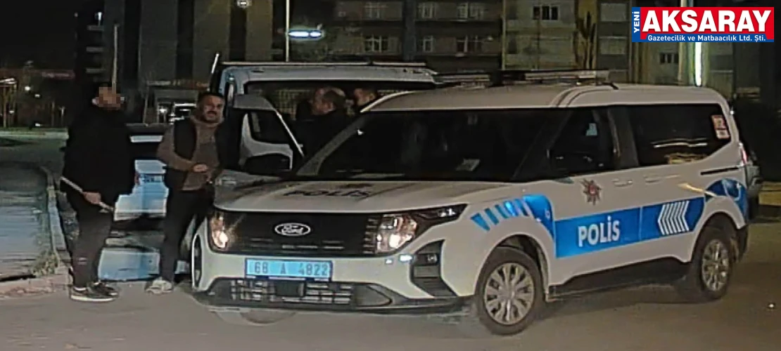 Elinde keserle korkulu anlar yaşattı