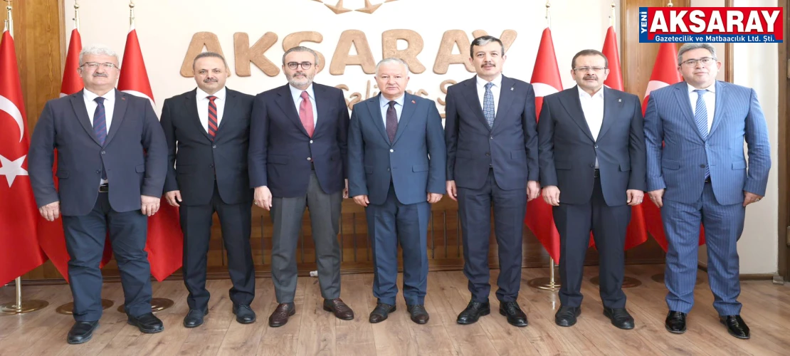 Eski Kültür ve Turizm Bakanı Aksaray’a geldi