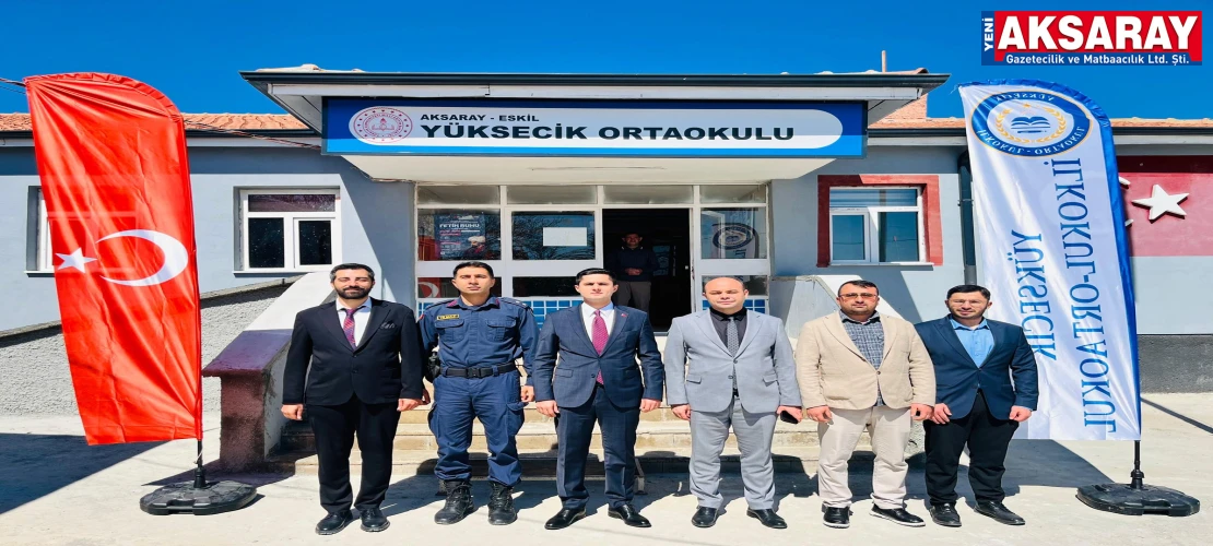 Eskil kaymakamından eğitim ve hizmet denetimi