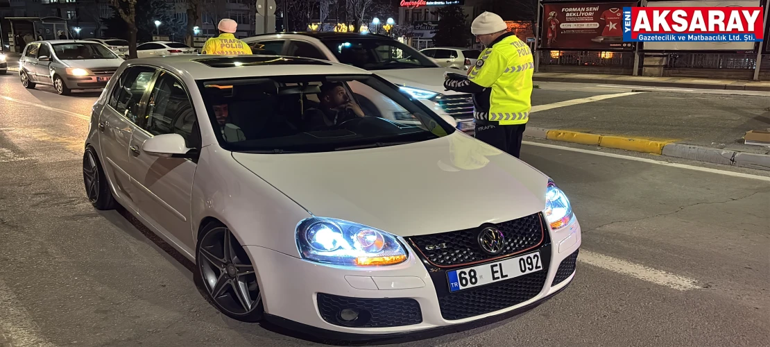 Helezon yayları kesik 3 araca toplam 15 bin lira ceza kesildi