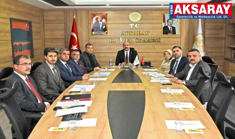 İL ENCÜMENİ TOPLANDI Yerel kalkınma için karar mesaisi