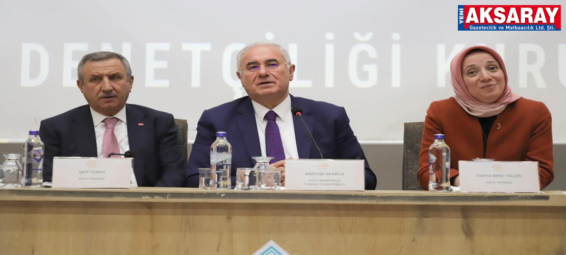 KAMU DENETÇİLİĞİ KURUMU BAŞKANI MEHMET AKARCA Halkın Ankara'da dayısıyız