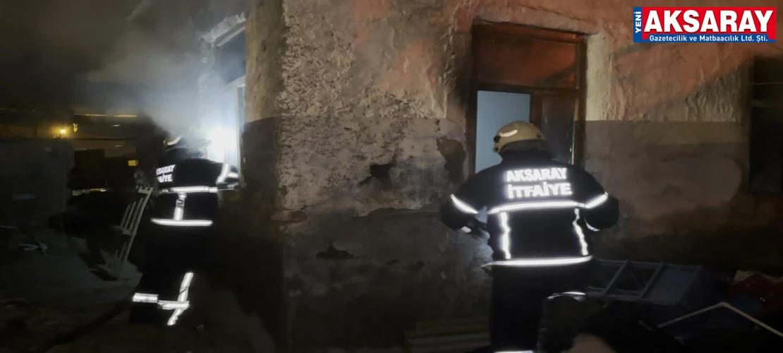 Metruk evde çıkan yangın paniğe neden oldu