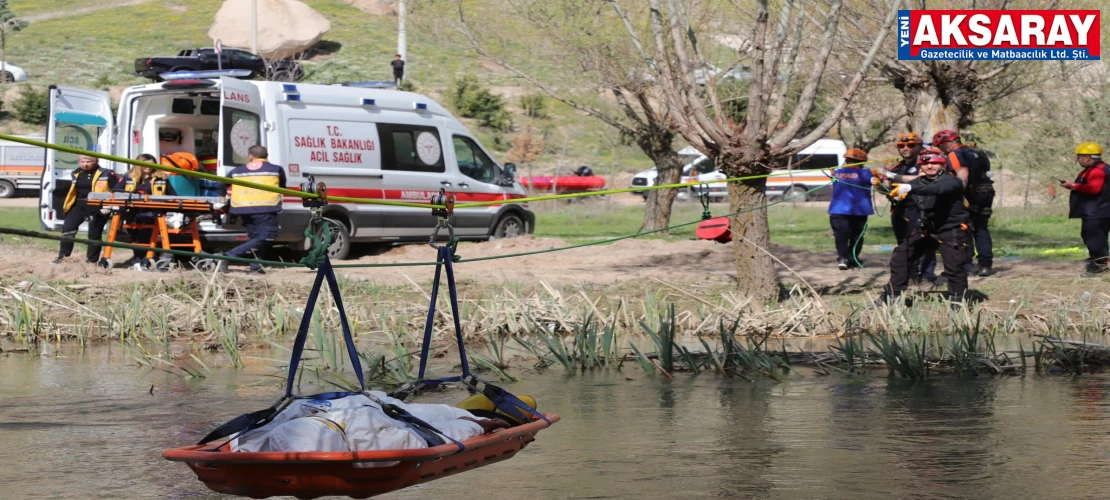 Sel ve taşkınlara karşı nefes kesen tatbikat