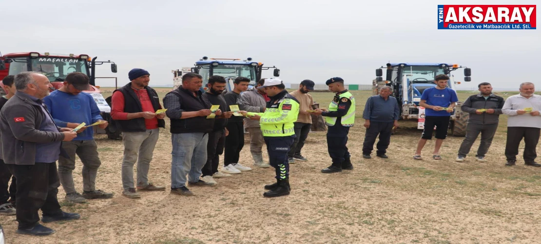 TRAFİKTE "GÖRÜNÜR" DÖNEM Çiftçilere reflektör seferberliği