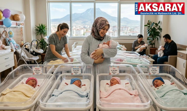 TÜİK VERİLERİ AÇIKLANDI Aksaray doğum oranında bölgenin zirvesinde