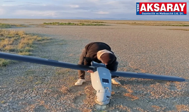 Tuz Gölü kırsalında insansız hava aracı bulundu