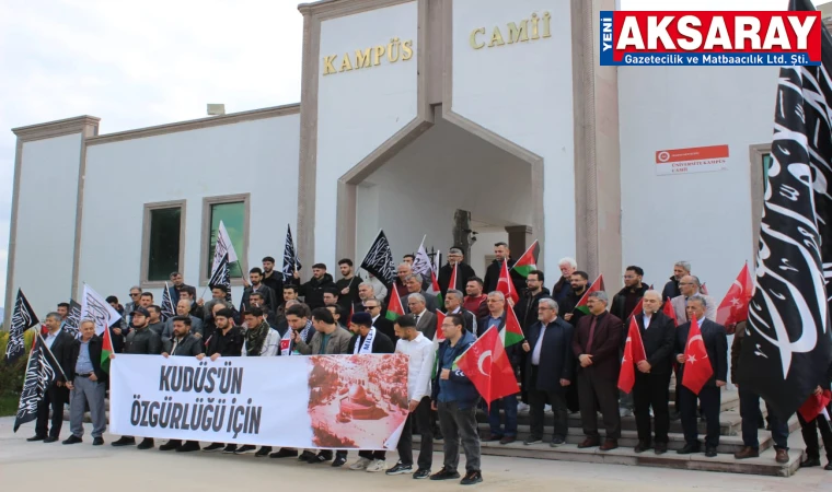 Üniversite öğrencileri zulme dikkat çekti