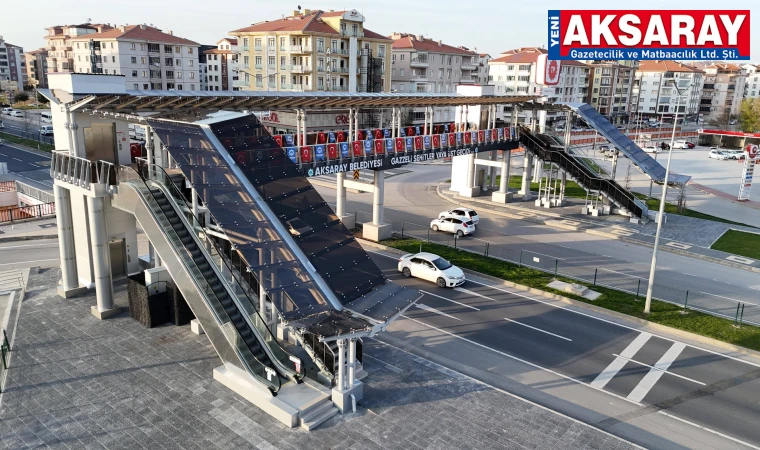 Üst geçit sayesinde güvenli geçişler sağlandı